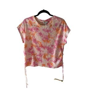 NWT Frayed Crop Top Tie Dye Size Medium